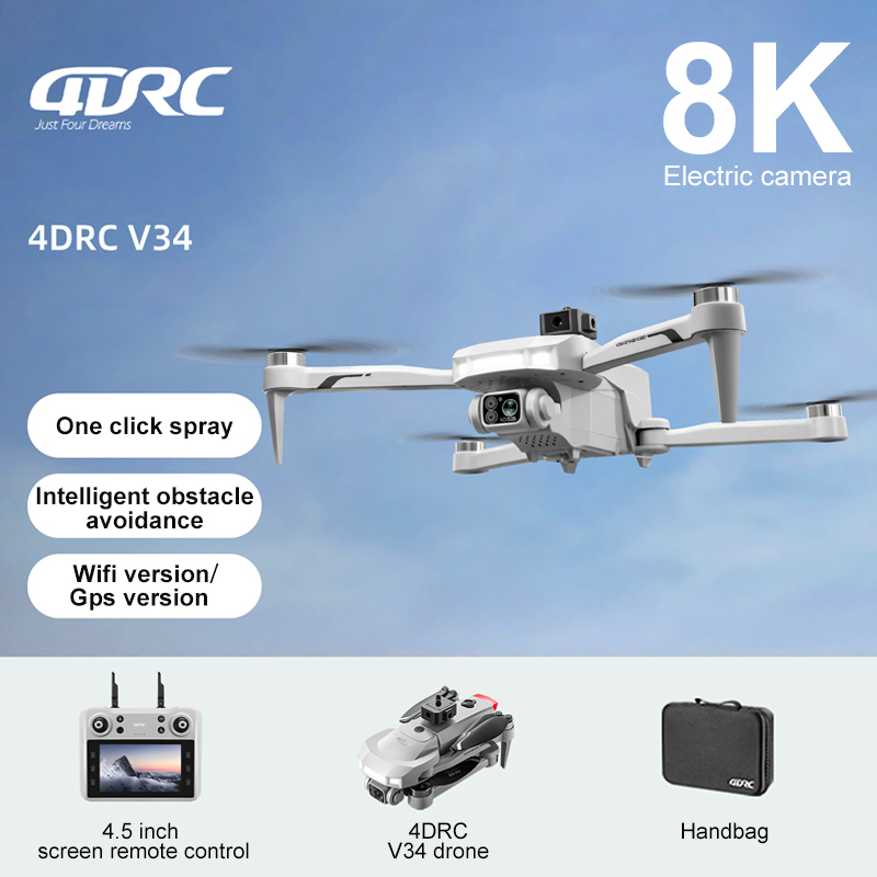 2025 New V34 Drone 8K Camera P - Drone Multispectral ulasan dan harga