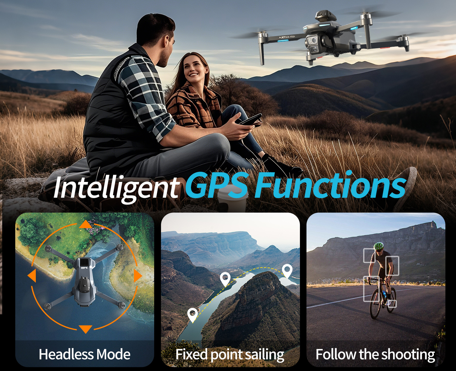 XT606 MAX 3 battery Drone 4k 8 - Drone Multispectral ulasan dan harga