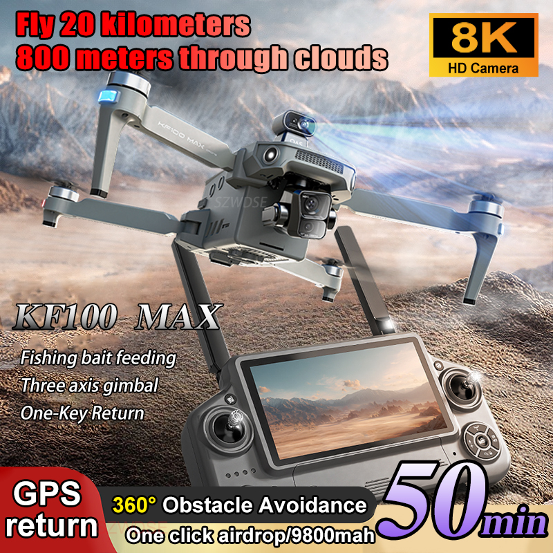 SJRC KF100 MAX 8K UHD Photo HD - Drone Video Production ulasan dan harga