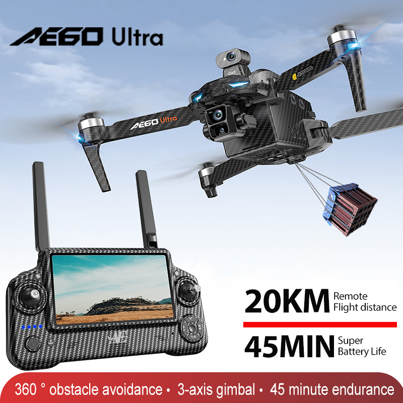 AE60 GPS Drone Professional 8K - Drone Multispectral ulasan dan harga