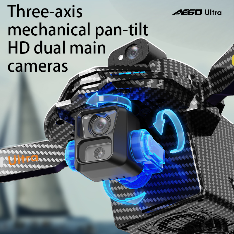 AE60 GPS Drone Professional 8K - Drone Multispectral ulasan dan harga