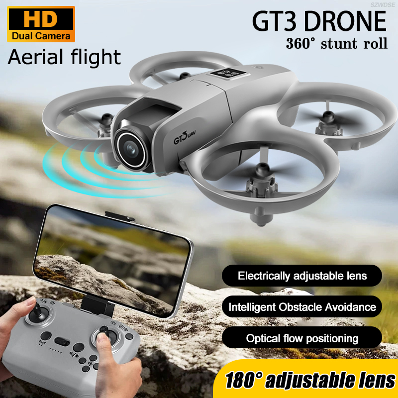 New GT3 Mini RC Drone 8K 5G Ae - Drone Aerial Photography ulasan dan harga