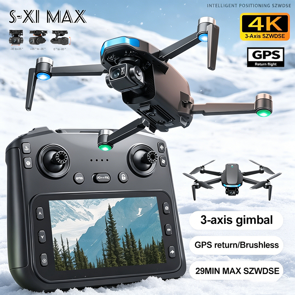 New S-X1 MAX Drone GPS 8K Prof - Drone Multispectral ulasan dan harga