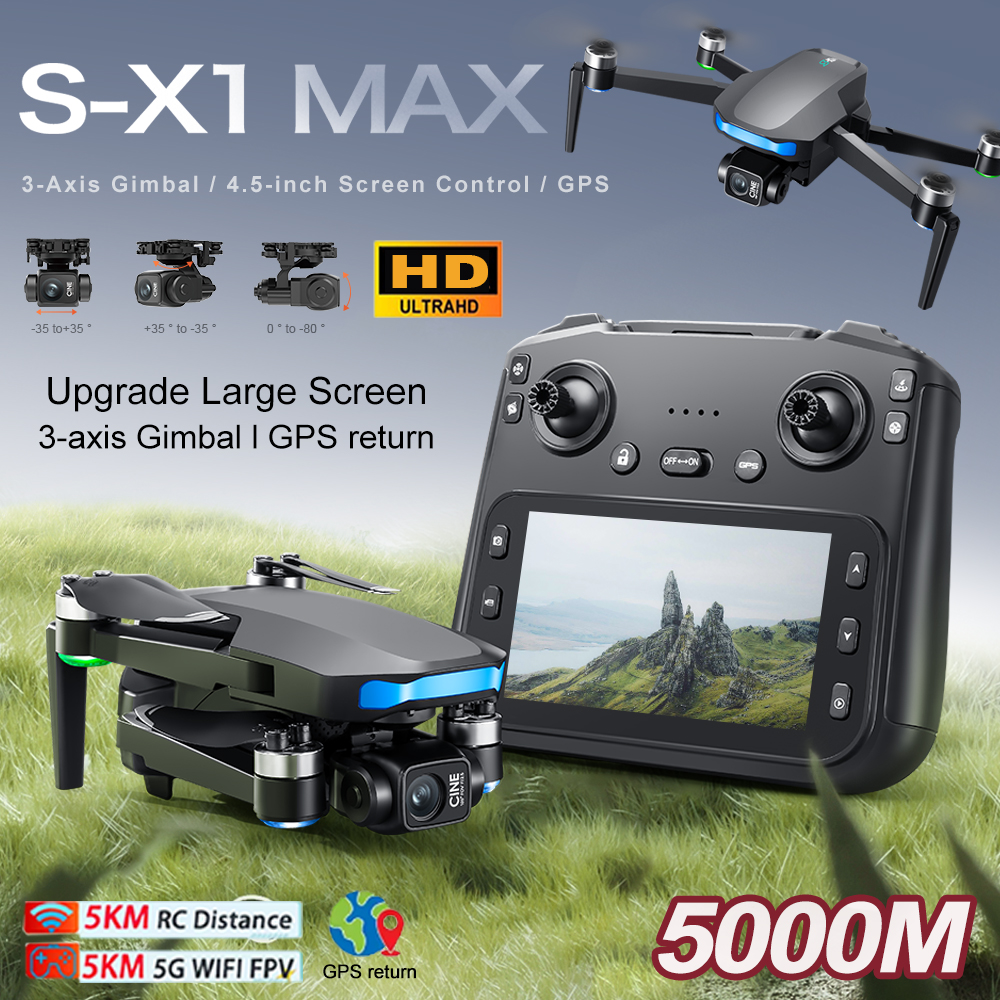 New S-X1 MAX Drone GPS 8K Prof - Drone Multispectral ulasan dan harga