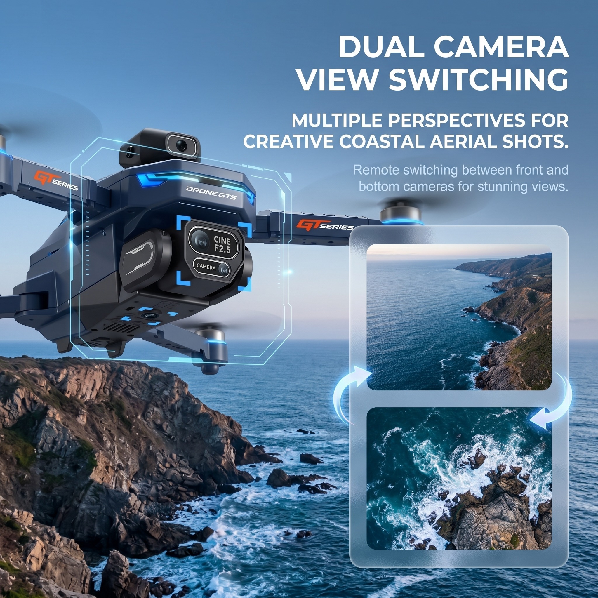New Drone GT8 8K Professional  - Drone Multispectral ulasan dan harga